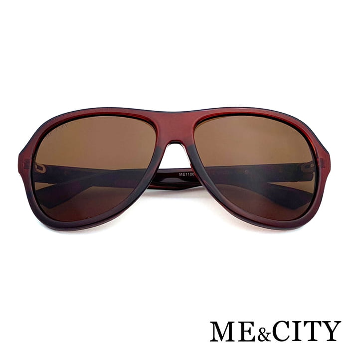 【ME&CITY】 簡約騎士時尚太陽眼鏡 抗UV (ME 110001 J121) 2