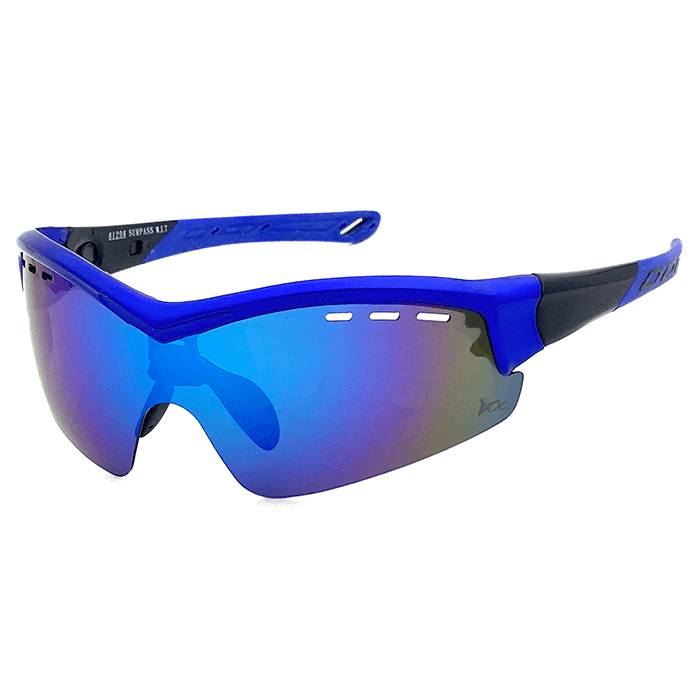 【suns】REVO電鍍 偏光運動眼鏡 可調鏡腳 抗UV (藍框/REVO藍) 2