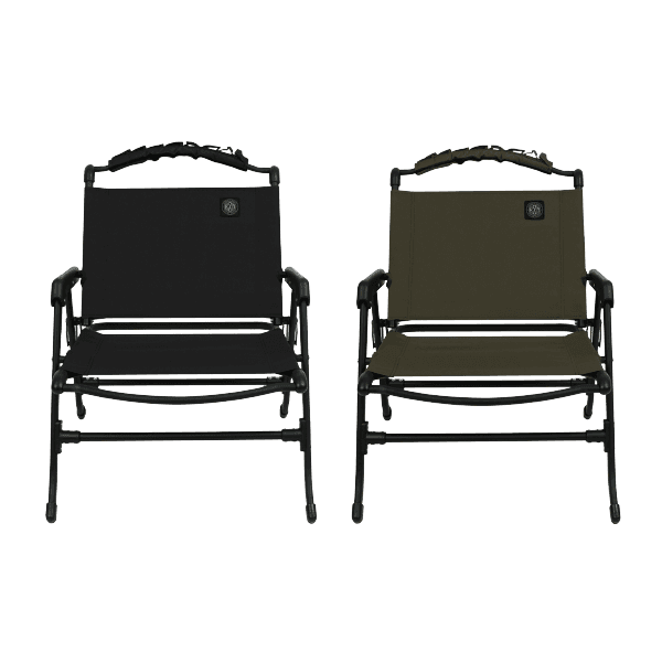 【KZM】工業風低座折疊椅 兩色 K23T1C02KH/BK 悠遊戶外 0