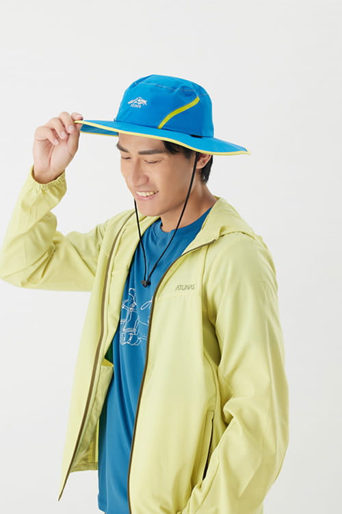(登山屋)ATUNAS歐都納GORE-TEX 防水遮陽大盤帽(A1AHCC02N 藍 3
