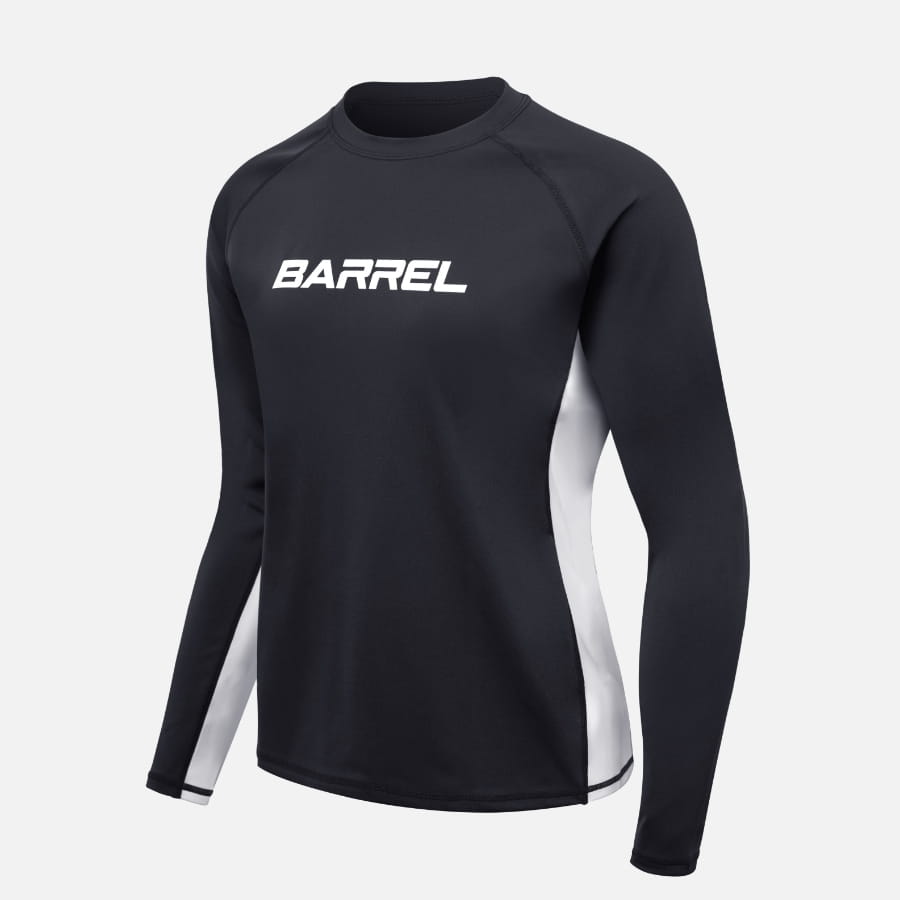 【BARREL】動感女款寬版上衣 #BLACK 1