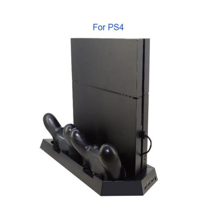 【LOTUS】PS4 PRO / PS4 SLIM / PS4 三合一多功能散熱底座 風扇+雙充 2