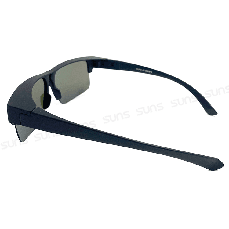 【suns】半框偏光太陽眼鏡 綠水銀 抗UV400 (可套鏡) 7