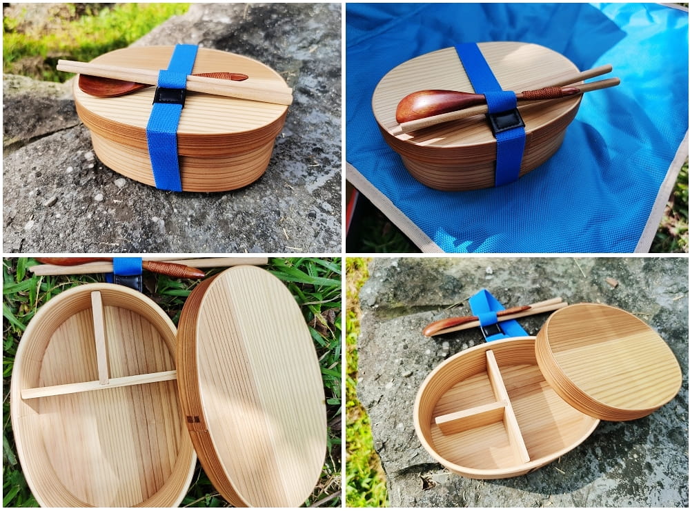 一木一匠雙層日式便當盒學生分格午餐木質飯盒 2