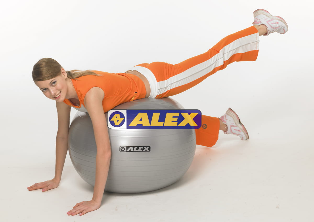 【CAIYI 凱溢】ALEX B-3075韻律球 瑜珈球 運動球 伸展球 75CM 銀灰 0