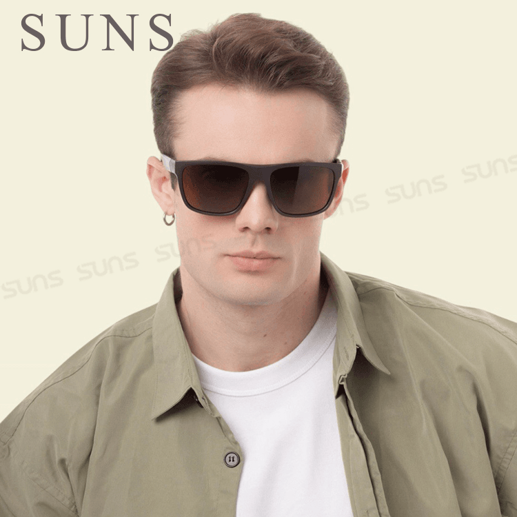 【suns】TR90彈性偏光太陽眼鏡 大框墨鏡 抗UV 【9164】 1