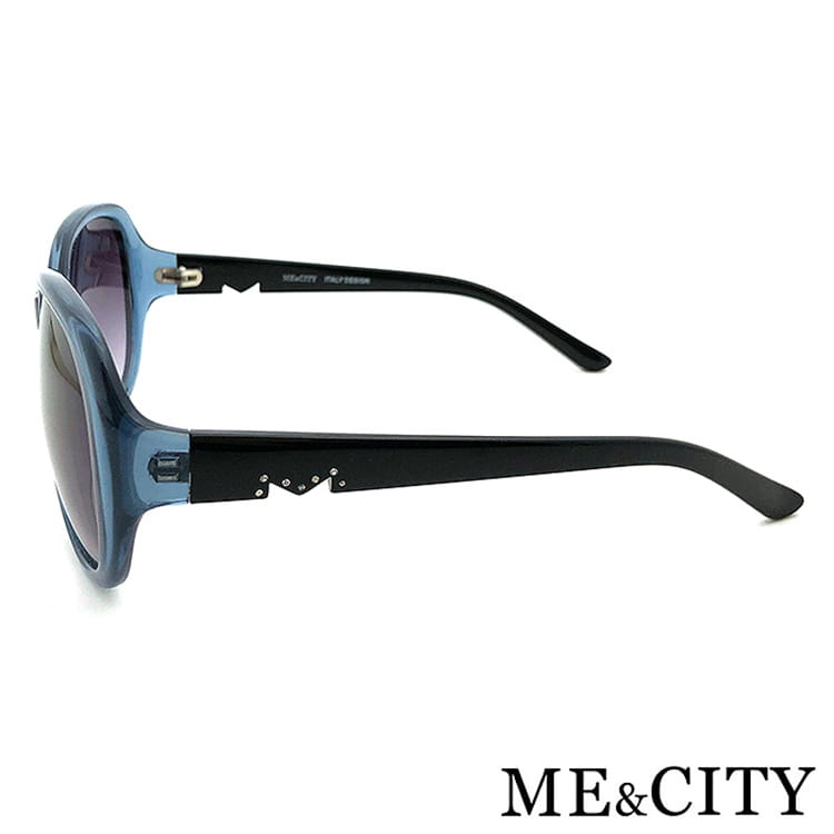 【ME&CITY】 歐美精緻M字母鑲鑽太陽眼鏡 抗UV (ME 1215 F01) 14