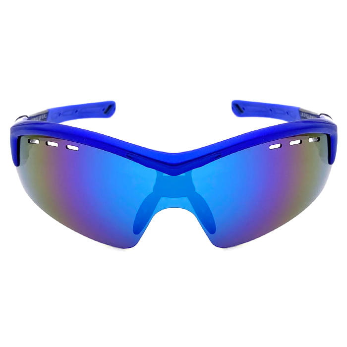 【suns】REVO電鍍 偏光運動眼鏡 可調鏡腳 抗UV (藍框/REVO藍) 1