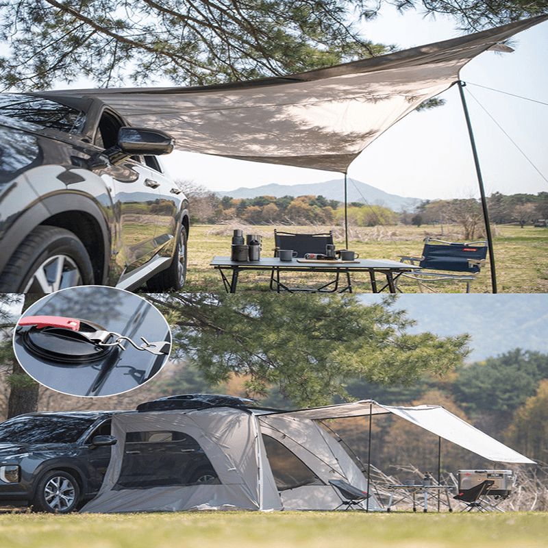露營強力吸盤多功能車用強力吸盤車頂吸盤車邊帳吸盤車宿車露汽車吸盤超級吸盤車邊帳利器 運動市集mysport