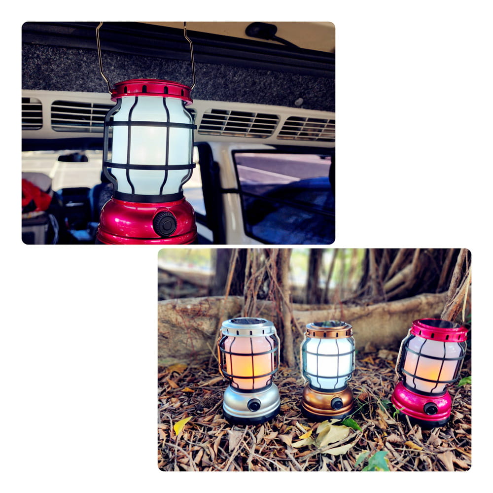 巨安戶外【112021915】 露營氛圍燈 USB充電戶外野營燈 LED太陽能露營燈 8