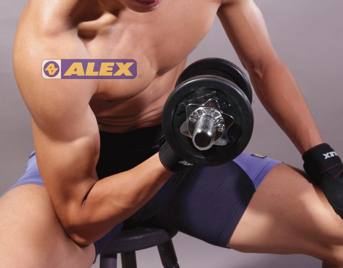 【ALEX】A-23舉重短槓 2.5kg搭配片使用舉重/健身重訓 2