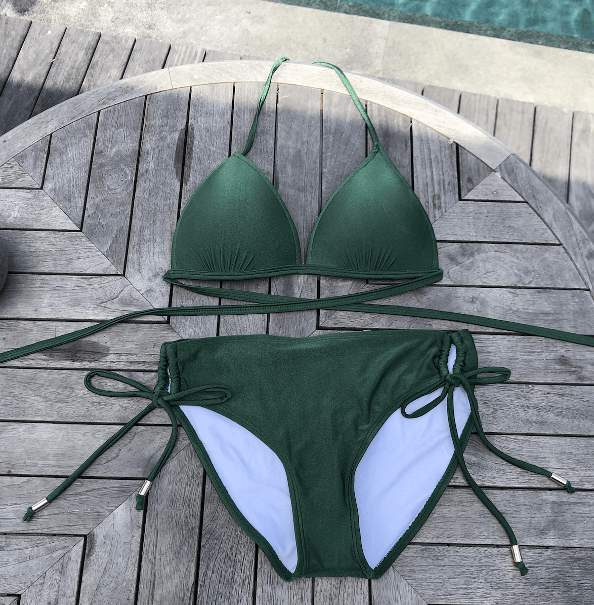【SeasonsBikini】美胸美臀比基尼綁帶【泳褲】-顯白綠 4