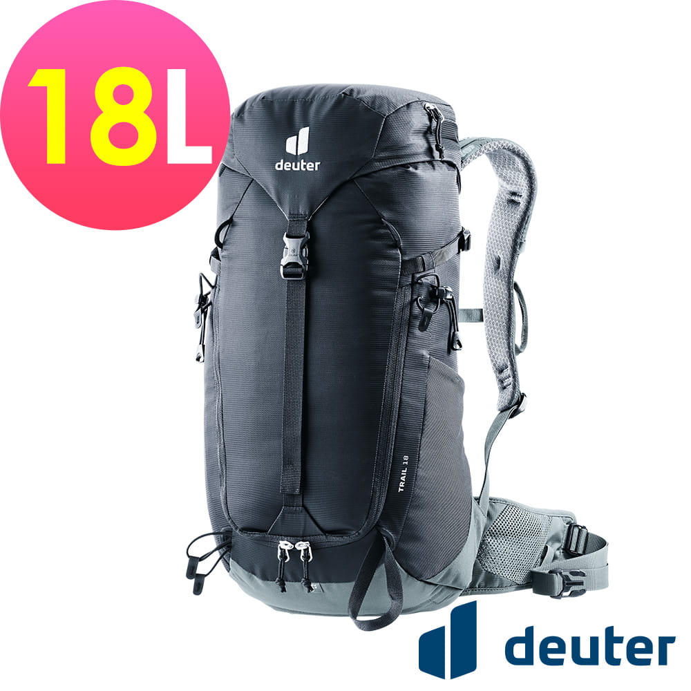【deuter 德國】TRAIL 輕量拔熱透氣背包/登山背包18L(3440124 5