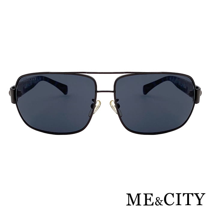 【ME&CITY】 時尚飛行員方框太陽眼鏡 抗UV (ME 110012 C680) 3