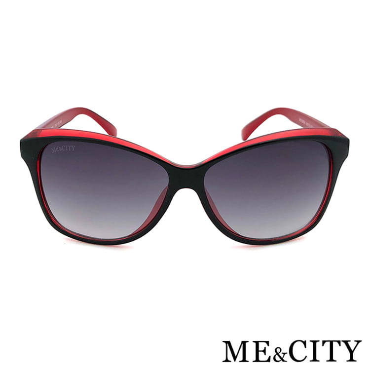 【ME&CITY】 極簡約雙色時尚太陽眼鏡 抗UV (ME120024 J021) 16
