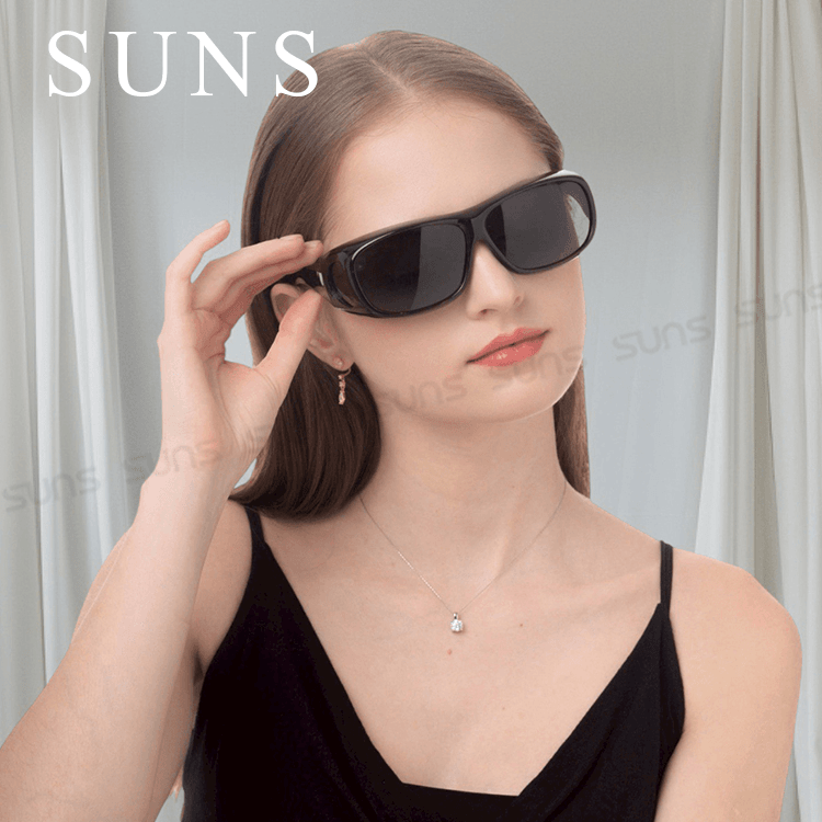 【suns】MIT偏光太陽眼鏡 酒紅色 抗UV400 (可套鏡) 3