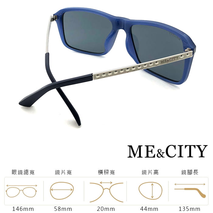 【ME&CITY】 義式時尚簡約太陽眼鏡 抗UV(ME 1102 F02) 7