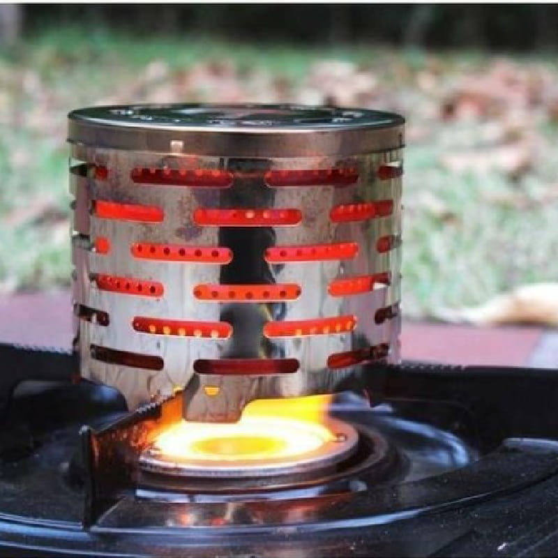 【CAIYI 凱溢】Caiyi 戶外露營取暖罩 暖爐 迷你取暖爐 登山 露營 取暖爐 取暖器 不鏽鋼 戶外取暖 3