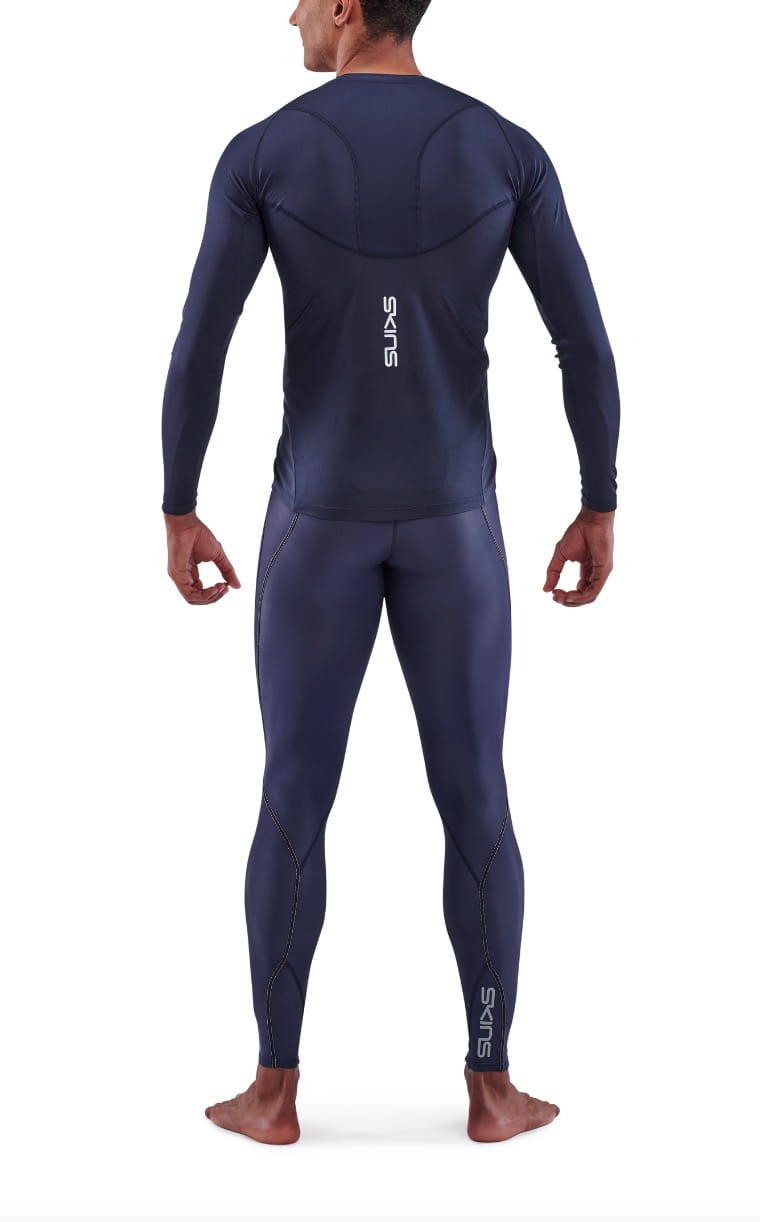 【澳洲SKINS壓縮服飾】澳洲SKINS-3訓練級長袖排汗衣(男)海軍藍ST0150456(共四色) 7