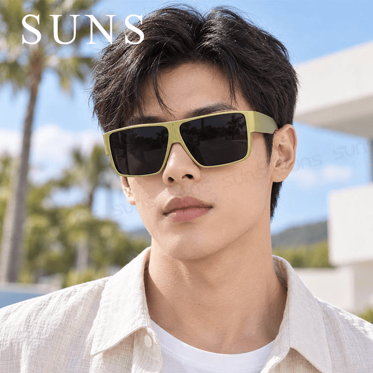 【suns】時尚特大框偏光墨鏡/套鏡 抗UV400 (可套鏡) N024 3