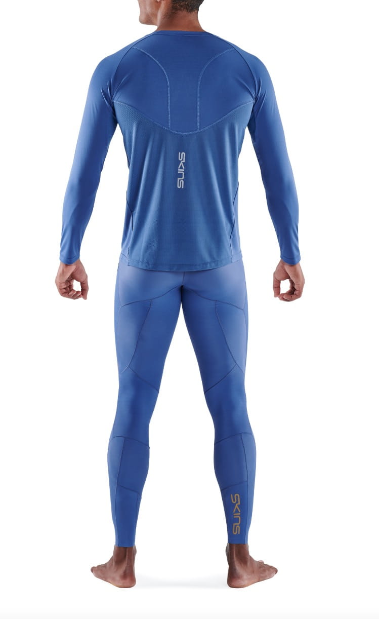 【澳洲SKINS壓縮服飾】澳洲SKINS-3訓練級長袖排汗衣(男)淺藍ST0150456(共四色) 7