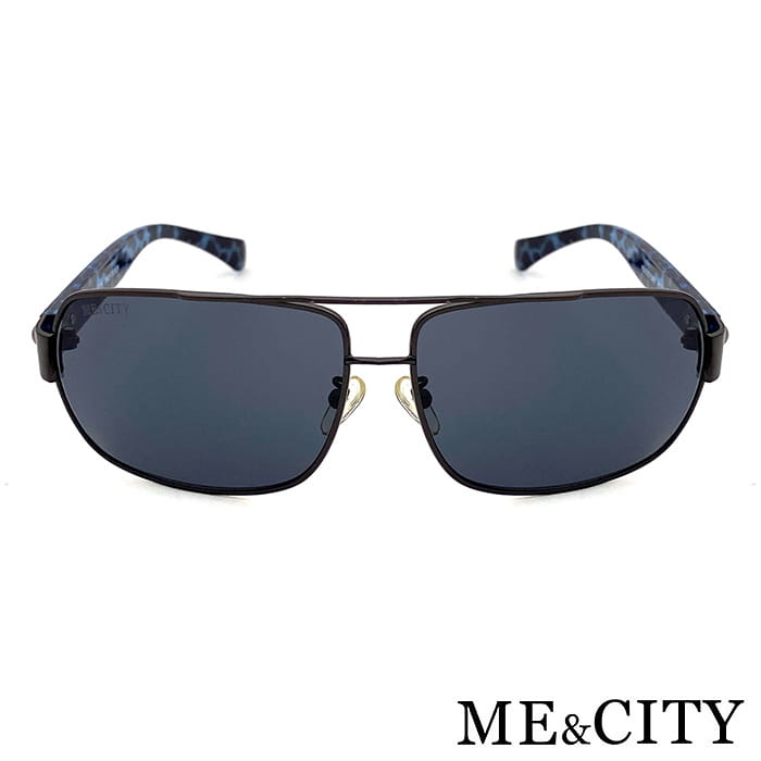 【ME&CITY】 時尚飛行員方框太陽眼鏡 抗UV (ME 110012 C680) 5