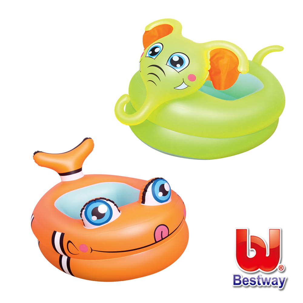 【Bestway】寶貝充氣浴盆-大象、小丑魚-隨機出貨 0