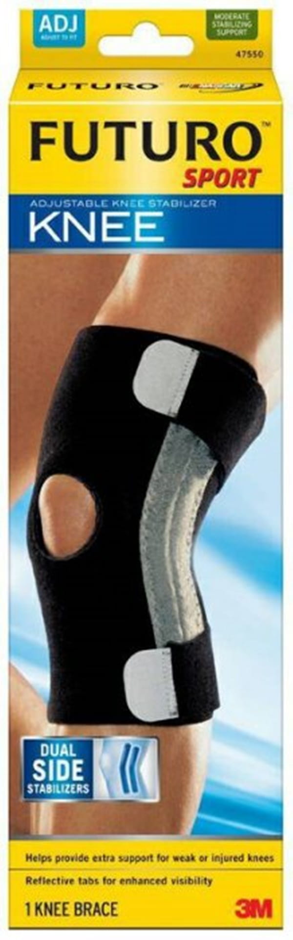 3M FUTURO 運動護膝可調式穩定型透氣舒適度極佳 1