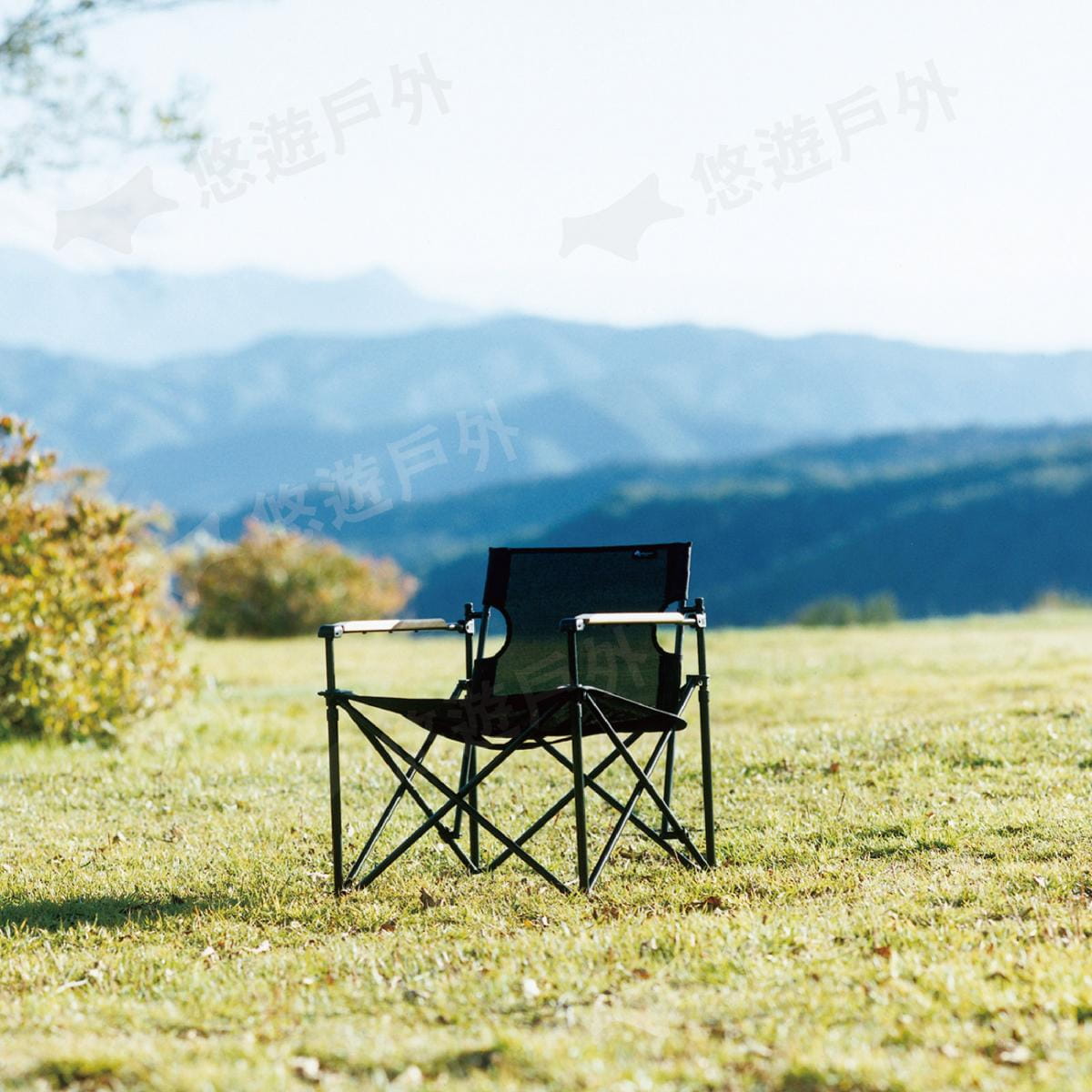 【日本LOGOS】G/B透氣舒適現代椅 LG73172025 5