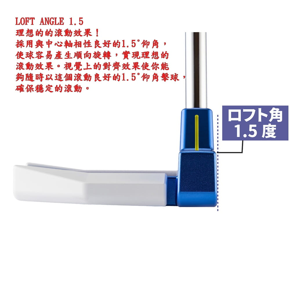 【CAIYI 凱溢】Kasco BLUE9/9 DELTA-FACE高爾夫推桿 日本品牌 15