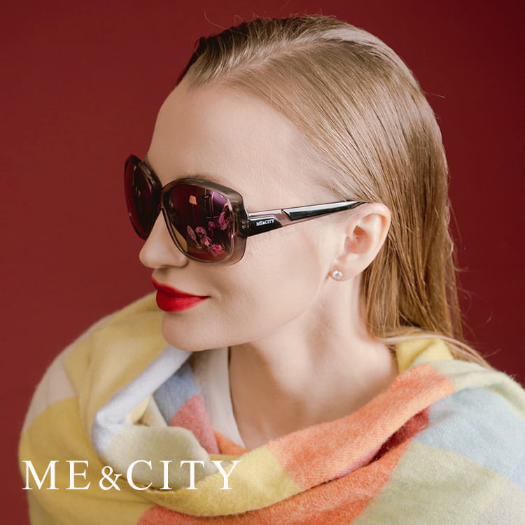 【ME&CITY】 歐美偏光簡約大框太陽眼鏡 抗UV (ME 22002 C01) 3
