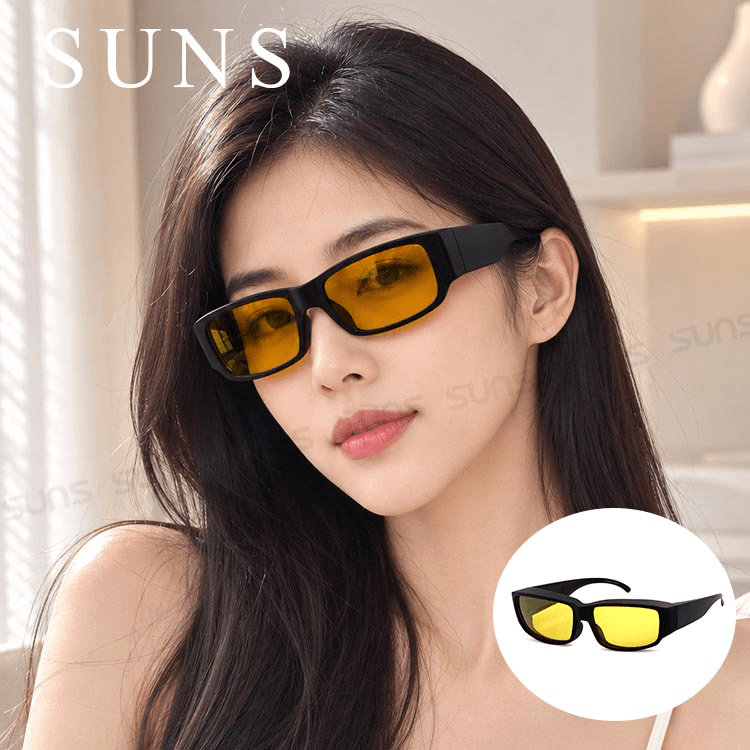 【suns】MIT夜視鏡 方型偏光套鏡 抗UV (可套式) 0