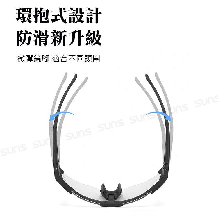 【suns】運動偏光太陽眼鏡 含內視鏡 Polarized頂級REVO電鍍 抗UV400 S930 10