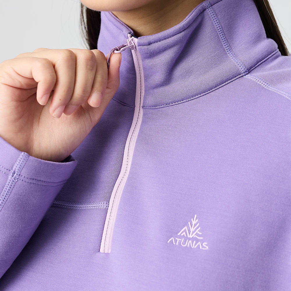 女款保暖拉鍊衫/透氣保暖(A1PS2524W中層衣/刷毛保暖/專業登山) 7