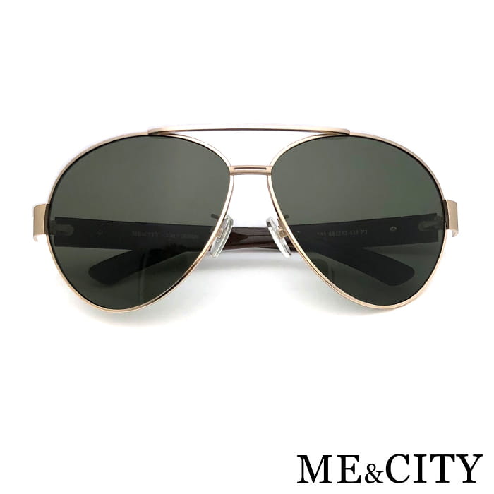 【ME&CITY】 時尚飛行員金屬偏光太陽眼鏡 抗UV (ME 1106 A01) 5
