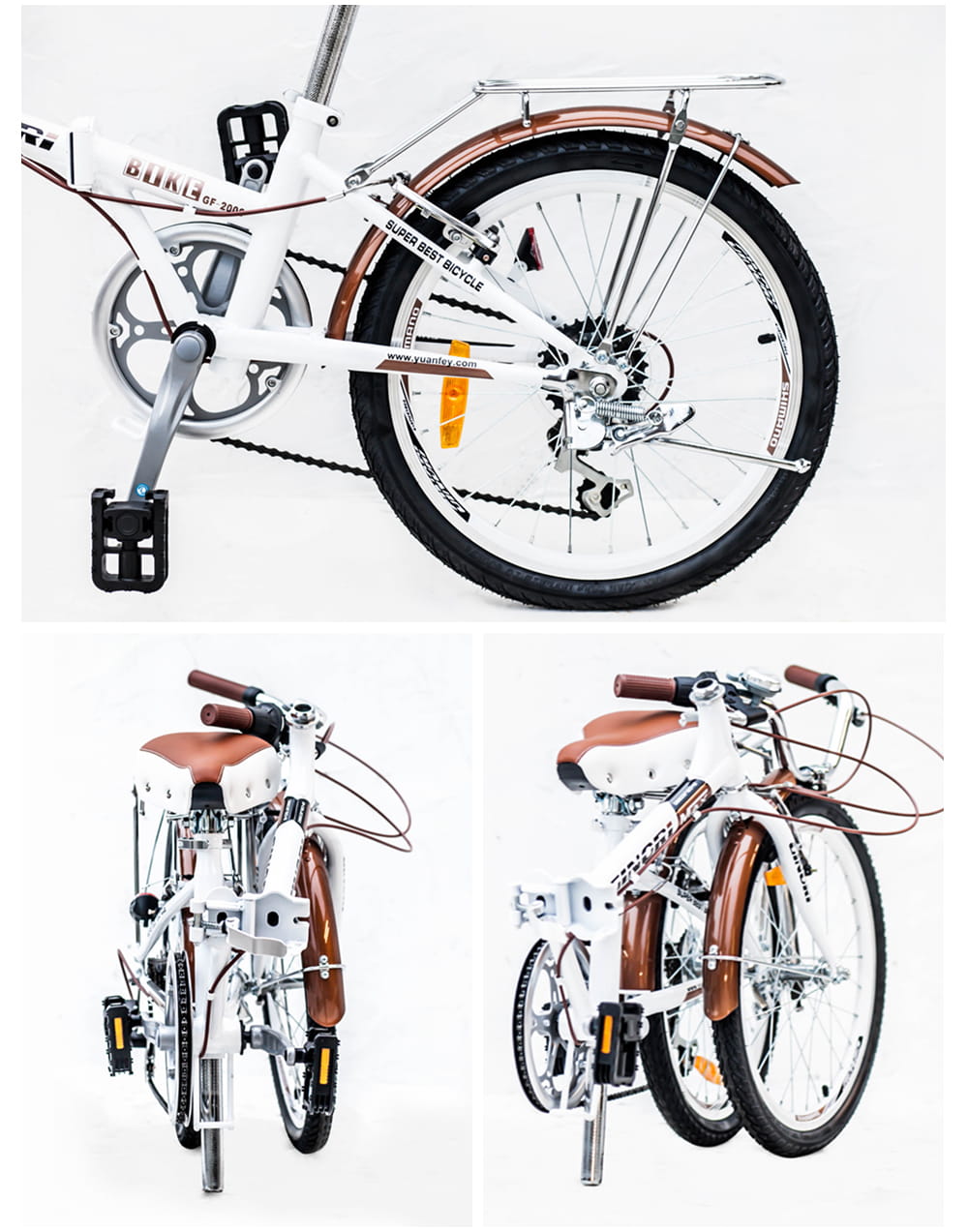 BIKEDNA G2 SP 經典復古小折20吋日本SHIMANO 6段變速折疊車文青有型城市漫游 11