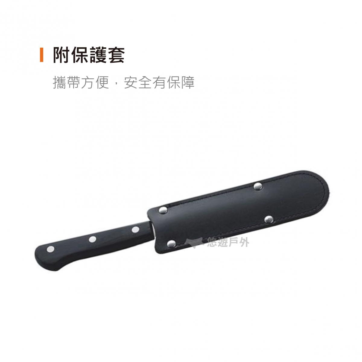 【悠遊戶外】日本UNIFLAME 鋸齒水果刀 U661819 2
