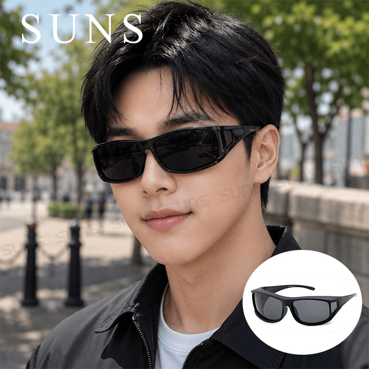 【suns】時尚偏光太陽眼鏡 抗UV400 (可套鏡) 0