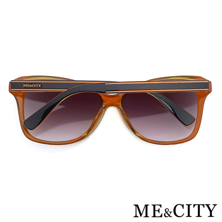 【ME&CITY】 極簡約雙色時尚太陽眼鏡 抗UV (ME 120024 J221) 14