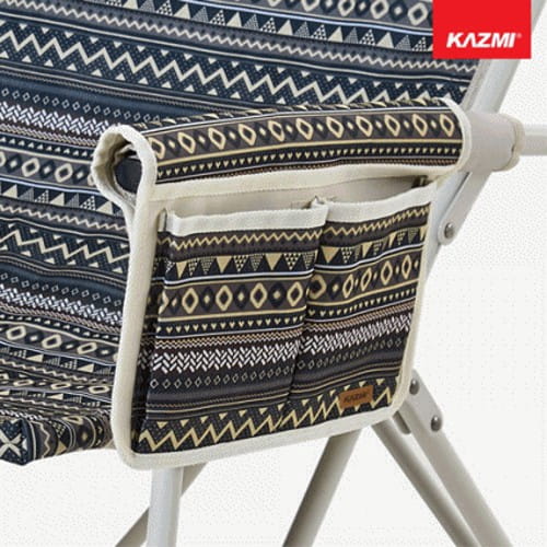 【KAZMI】極簡時尚豪華休閒折疊椅(經典黑) 摺疊椅 露營隨身椅 露營椅 野餐 露營 8