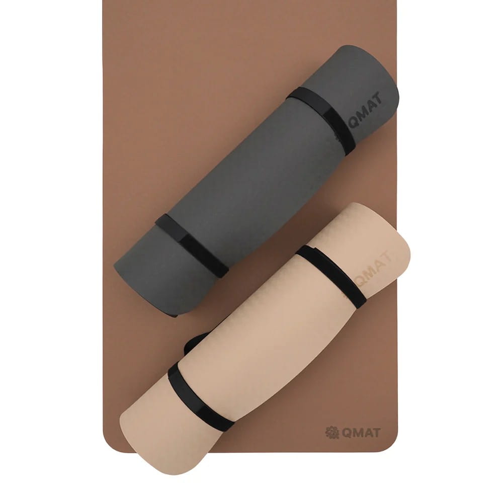 【QMAT】8mm瑜珈墊 (附束帶及收納網袋) 0