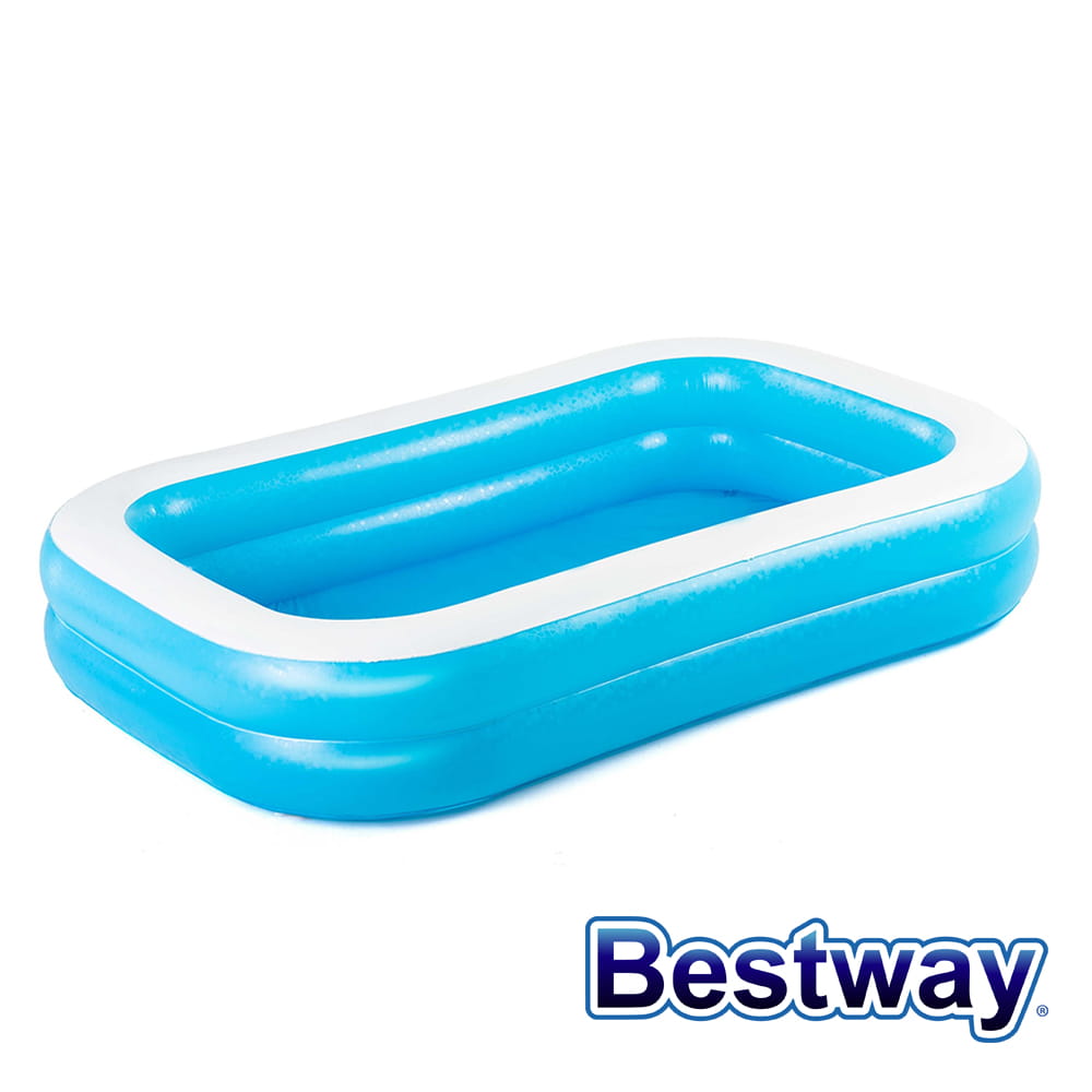 【Bestway】2.62尺藍色長方型家庭泳池 0