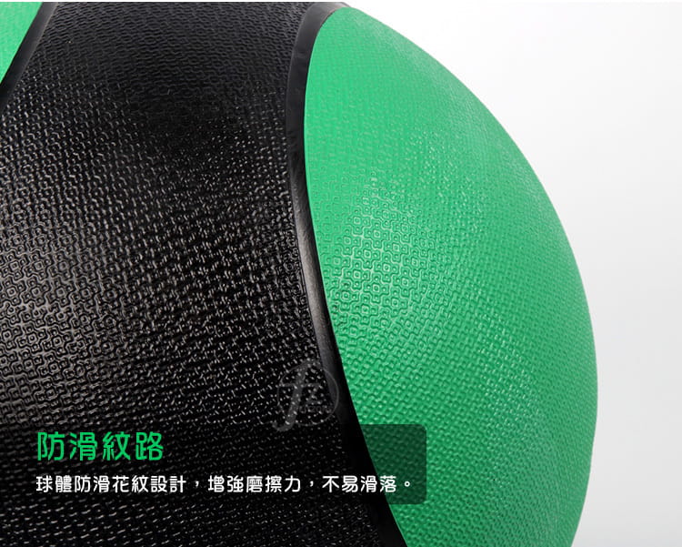 【ABSport】橡膠重力球（3KG－黑款）／健身球／重量球／藥球／實心球／平衡訓練球 2