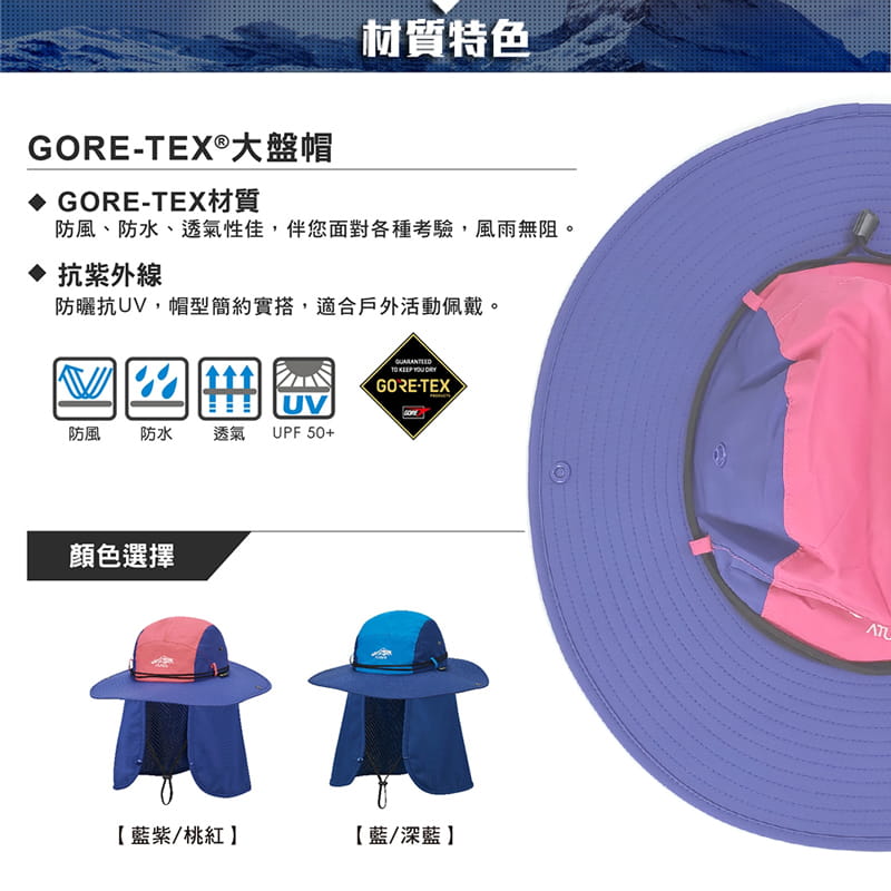【GETSPORT】ATUNAS GORE-TEX大盤帽(附可拆遮陽片) 2