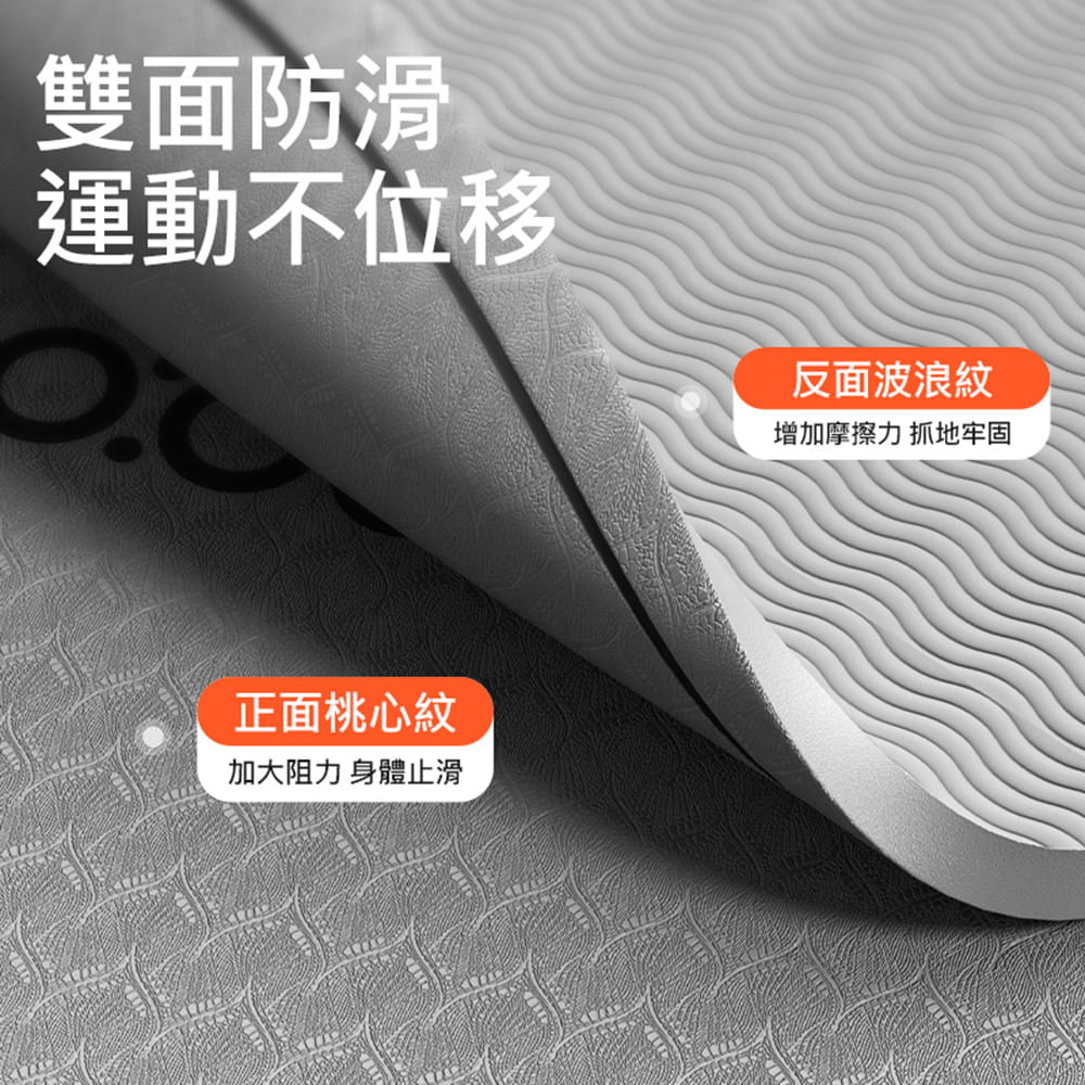 【X-BIKE】直徑94CM 20MM 超大超慢跑用 靜音圓形 平衡墊/跳繩墊/運動墊/冥想墊 5