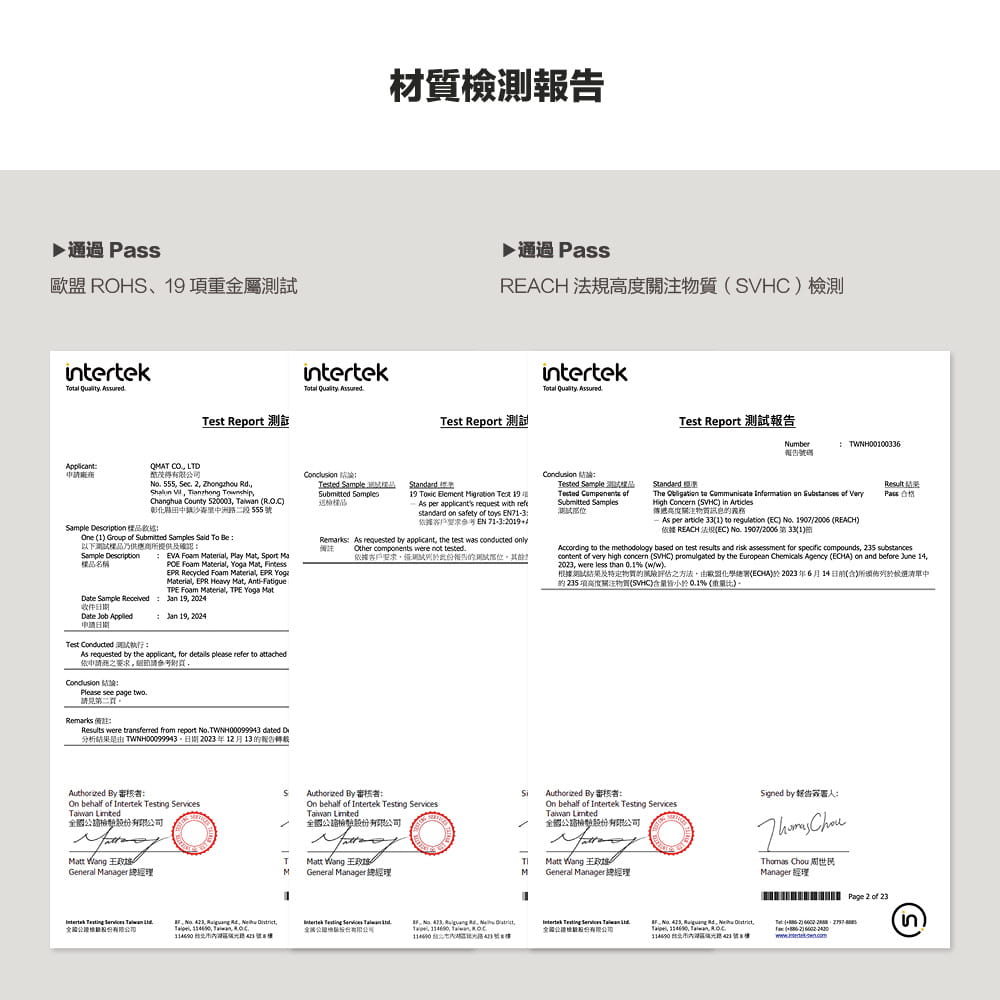 【QMAT】20mm超慢跑墊45*45cm 台灣製(運動跪墊 倒立墊 跳繩墊) 6