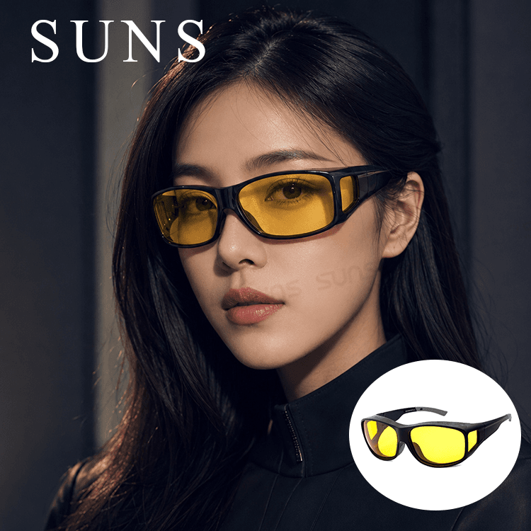 【suns】MIT夜視偏光套鏡 防滑/抗UV (可套式) 0