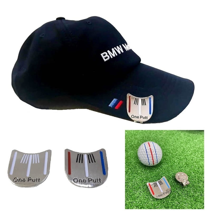 Golf高爾夫金屬瞄准線帽夾 三線瞄準球標 (款式隨機出貨)【GF01005】 0