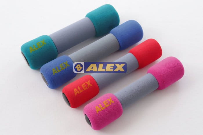 台灣製造ALEX C-0705韻律啞鈴 共5磅/2.25公斤 4