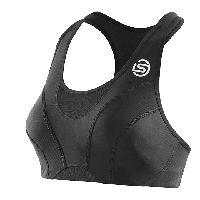【澳洲SKINS壓縮服飾】澳洲SKINS-3系列訓練級背扣式可調整加襯運動內衣(女)黑ST4073010 6